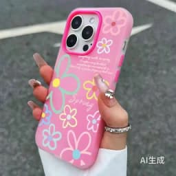Spring Flower Pattern Phone Case For iPhone 18 17 16 Pro Max Cases iPhone 17e 16e 11 15 12 13 14 Pro Max Air X XR 7 8 Plus Cover