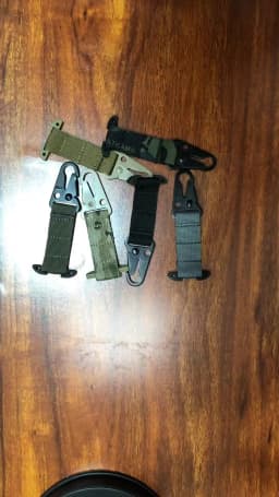Tactical Clash Hook Hanging Carabiner Molle Webbing Clip Olecranon Metal Outdoor Cummerbund Belt Hunting Vest Accessories