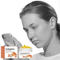 Turmeric Cleanser & Soap Sets Deeply Cleansing Kojic Acid Blackhead Remover Skin Cleansing Oil Control Fade Acne Marks Brighten