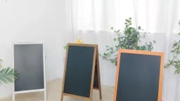 A Board Chalkboard Magnetic Chalkboard Easel Double Sided Wooden Sign Board