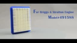 491588s Air Filter for Briggs and Stratton 491588 Toro 20332 Craftsman 3364 Premium Lawn Mower Air Cleaner