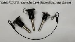 VEICHU 1pcs Stainless Steel Quick Lock/Release Pins VCN111 Diameter 5/6/8/10/12/16/20mm Length 10-100mm Ball Lock Pins