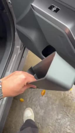 Smabee for Toyota RAV4 2026 Door Side Storage Box TPE Front Rear Door Handle Organizer Tidying Car Interior Accessories 4PCS