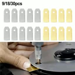 Premium Replacement Blade For Robotic Lawnmower Set, 43 Mm Long, Titanium Coating For Up To 40% More Mowing Time