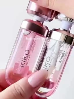 Kiko 3D Liquid Lip Glaze Transparent Lip Gloss Mirror Lipstick Nourishing Glossy Full Lips Not Fading Milk Tea Bean Paste Makeup