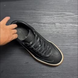 YETTIES Unisex Spring Soft Cowhide Leather Platform Sneakers Breathable Comfort Height-Increasing Durable Non-Slip Casual Shoes