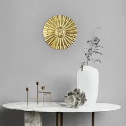 Iron Wrought Wall Hanging Decoration Golden Irregular Disc Wall Pendants Frame Ornament Room Home Decor Crafts Nordic INS Style