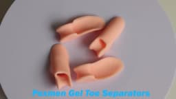 Pexmen 2/4Pcs Gel Pinky Bunion Corrector Little Toe Separator Bunionette Pads Toe for Pain Relief of Corn Callus and Blisters