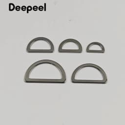 5/10/20Pcs 15-38mm D Ring Stainless Steel Bag Buckle Webbing Strap Connector Hook Dog Collar Decor Loop DIY Hardware Accessories