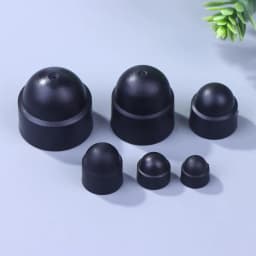 10Pcs/PACK Black M4 M5 M6 M8 M10 M12 Bolt Nut Dome Protection Caps Covers Exposed Hexagon Plastic Screw Protection Covers