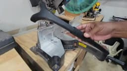 Miter Saw Hold Down Stick Woodworking Safety Push Handle Push Stick for Table Saws in Woodworking Soft Adjustable Rubber Handle