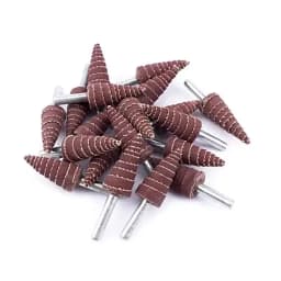 38mm 48mm Abrasive Sandpaper Grinding Head Sanding Cone Engine Porting Assortment Set Sleeve Sandpaper Roll With 1/4inch Shank