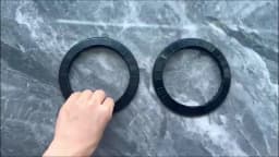 Purerobo W-R3S W-R1 Window Cleaning Robot Original Spare Part Mop Holder Replacement Round Ring for Glassbot Round Type Mop Pack