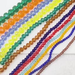 Crystal Rondelle Beads 2 3 4 6 8 10 12mm Glass Faceted Round Beaded For DIY Making Accessories Needlework Wholesale In Bulk