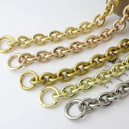 1PC 24MM Thick Round Aluminum Chain With Spring Ring Light Weight Bags Strap Bag Handles Chain For Bag Accessory Handbags Straps