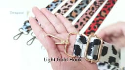 1Pc Deepeel 38mm Women Jacquard Bag Belts Leopard Shoulder Crossbody Straps Adjustable Webbing Strap DIY Bags Accessories