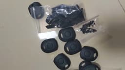 50pcs Universal Transponder Car Key Shell KD/VVDI Blade Head with Chip Holder for Kia