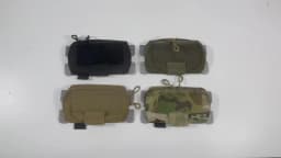 VULPO Tactical Vest Plate Carrier MOLLE Adapt Admin Panel Pouch Chest Expansion Sub Bag Utility Map Pouch Hunting Airsoft Vest