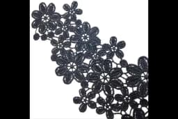 Lace Floral Embroidery Fabric Fake Collar for Needlework White Embroidery Lace Fabric Applique DIY Dress Sewing Supplies Craft