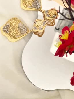 Big Drop Earrings For Women Plant Leaf Shape Dubai Fashion Jewelry Wedding Party Gift Trending