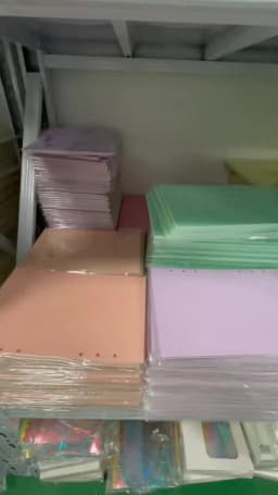 A5 Transparent Card book Loose Leaf 6-hole Photo Storage Inner Page Binder Collect Book Idol Photo Card Holder Photocards Album