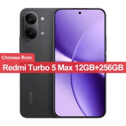 China Version Redmi Turbo 5 Max 512GB/256GB 50MP+20MP Camera 6.83 inch AMOLED Screen Dimensity 9500s 9000mAh Battery 100W