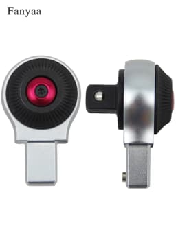 Fanyaa Wrench Ratchet Head Replacement Part Square Tenon Drive End 9*12,14*18mm, 1/4 3/8 1/2 3/4 Inch Reversible Socket Ratchet