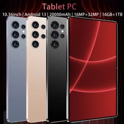 2026 Global New 10.36 inch tablet Android 13 Pad 16GB 1TB 14 core2 4K HD 5G WIFI Bluetooth 20000mAh tablets
