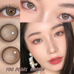 Bio-essence Contact Lenses for Eyes with Degree 1 Pair Big Eye Lenses Brown Lenses Fog Pearl Lens Korean Lenses Natural Lenses