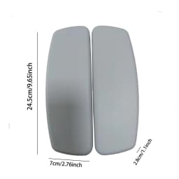 1 Pairs Gaming Chair Armrest Arm Pads Replacement Soft Support Armrest Accessories Computer Chair Armrest Caps Left and Right