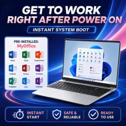 15.6" Laptop Computer Intel N3710 Quad Core Processor 12GB RAM 256GB SSD Notebook Windows 10 Pro PC FHD 1080P IPS Display WiFi 2.4G/5G Bluetooth 5.2 Slim Lightweight Laptop for Student Business Office Home Use Multilingual system DE FR IT ES