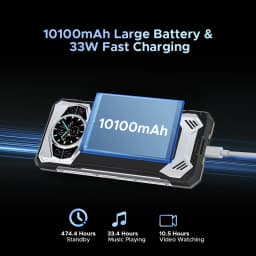 Global Version DOOGEE S200 VIP 5G Rugged Phone 6.72" 120Hz Display 12GB 256GB 100MP AI Main Camera 10100mAh Battery Smartphone