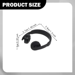 BJD Doll Mini Headphones Lightweight Headset Decoration for 1:6 Scale Dollhouses Accessory DIY Photo Props Birthday Gift