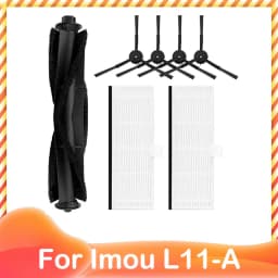 For Imou L11 A L11 Vacuum Cleaner Spare Accessories Main Side Brush Hepa Filter Dust Bag Mop Cloths Rag Replacement Parts