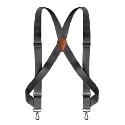 Trucker Suspenders for Men Work Heavy Duty 3.5cm Wide X-Back with 2 Side Hooks Clips Adjustable Elastic Big Tall Trouser Braces
