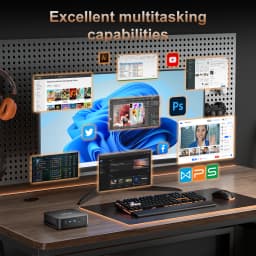 ACEMAGIC K1 Mini Pc AMD Ryzen 5 7430U 16GB LPDDR4X RAM 512GB SSD AMD Radeon™ Graphics Windows 11 Pro up to 4.3 GHz WiFi 6 HDMI 2.5G Gigabit Ethernet MINI Computer