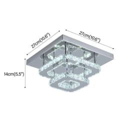 Modern Indoor K9 Crystal Led Chandelier Light Bedroom Corrido Ceiling Lamp Living Dining Room Hotel Decor Pendant Fixture Lumina