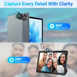 BUFO Octa‑Core Android 15 Tablet US Local Warehouse, 10.1 Inch IPS HD Screen Widevine L1 Support 30GB(6+24) RAM 128GB ROM 6200mAh Battery TF 1TB Expand Dual Camera