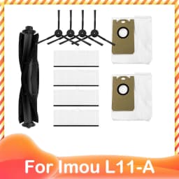 For Imou L11 A L11 Vacuum Cleaner Spare Accessories Main Side Brush Hepa Filter Dust Bag Mop Cloths Rag Replacement Parts