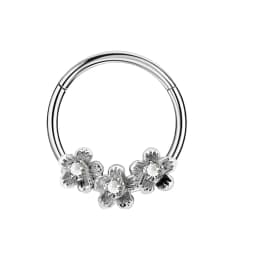 16G Stainless Steel Septum Ring Nose Hoop Ring Bee Bat Septum Piercing Cartilage Hoop Helix Tragus Daith Small Earrings