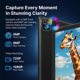 URAO X6ProL 10.1 Inch Android 16 AI Tablet PC 36GB(6GB+30GB) RAM 256GB ROM IPS Display A537 Octa‑Core 1TB TF Expand 6000mAh Battery WiFi 6 Full Kit with Keyboard Mouse Stylus Case Earphone for Study Work Entertainment Tablet Android