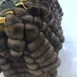 2026 Suit Collar Winter Real Fox Fur Coat Thick Warm Sable Women's Light Brown Long Jacket The Fox Fur Coat