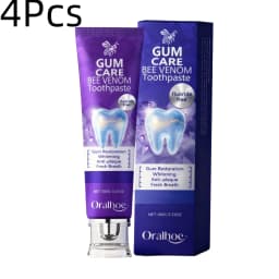 Oralhoe Whitening Toothpaste Clean Tooth Gaps Reduce Stain Restore Gum Health Long Lasting Fresh Breath Gum Care Toothpaste 100g