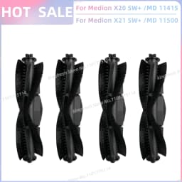 Fit For Medion X20 SW+ / MD 11415, Medion X21 SW+ / MD 11500 Vacuum Parts Main Roller Side Brush Hepa Filter Mop Cloth Dust Bag
