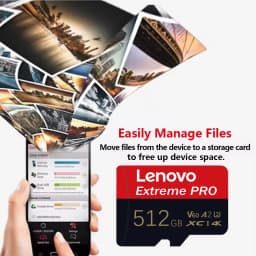 Lenovo Memory Card 1TB High Speed Full HD Video Card 512GB MINI SD Card with Adapter 256GB 128GB Micro SD Card TF Card 64GB