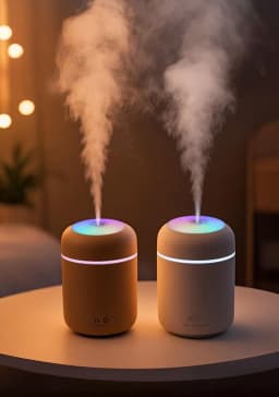 300ml Aromatherapy Diffuser Humidifier Air Purifier Car Home Use Seven-color Light Aromatherapy Essential Oil
