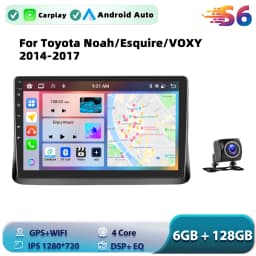 Podofo Android Car Radio For Toyota Noah/Esquire/VOXY 2014-2017 Carplay Android Auto Multimedia Player GPS RDS Head Unit
