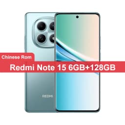 China Version Xiaomi Redmi Note 15 128GB/256GB Snapdragon 6 Gen 3 6.77" 2392×1080 Display 45W 5800mAh Battery 50MP+8MP Camera