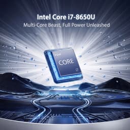 14.1' Intel Core I7 8650U Windows 11 Pro Computer 16GB 32GB RAM 512GB 1TB 2TB SSD Portable Laptop Office Computer PC