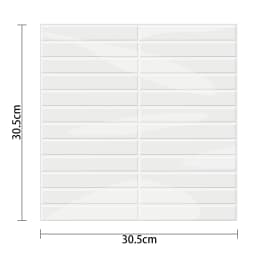 10pcs Thicker Design 3D Self-adhesive Wall Sticker Home Wallpaper Durable Pet Material Tile Decals for Kitchen Bathroom Tailgate